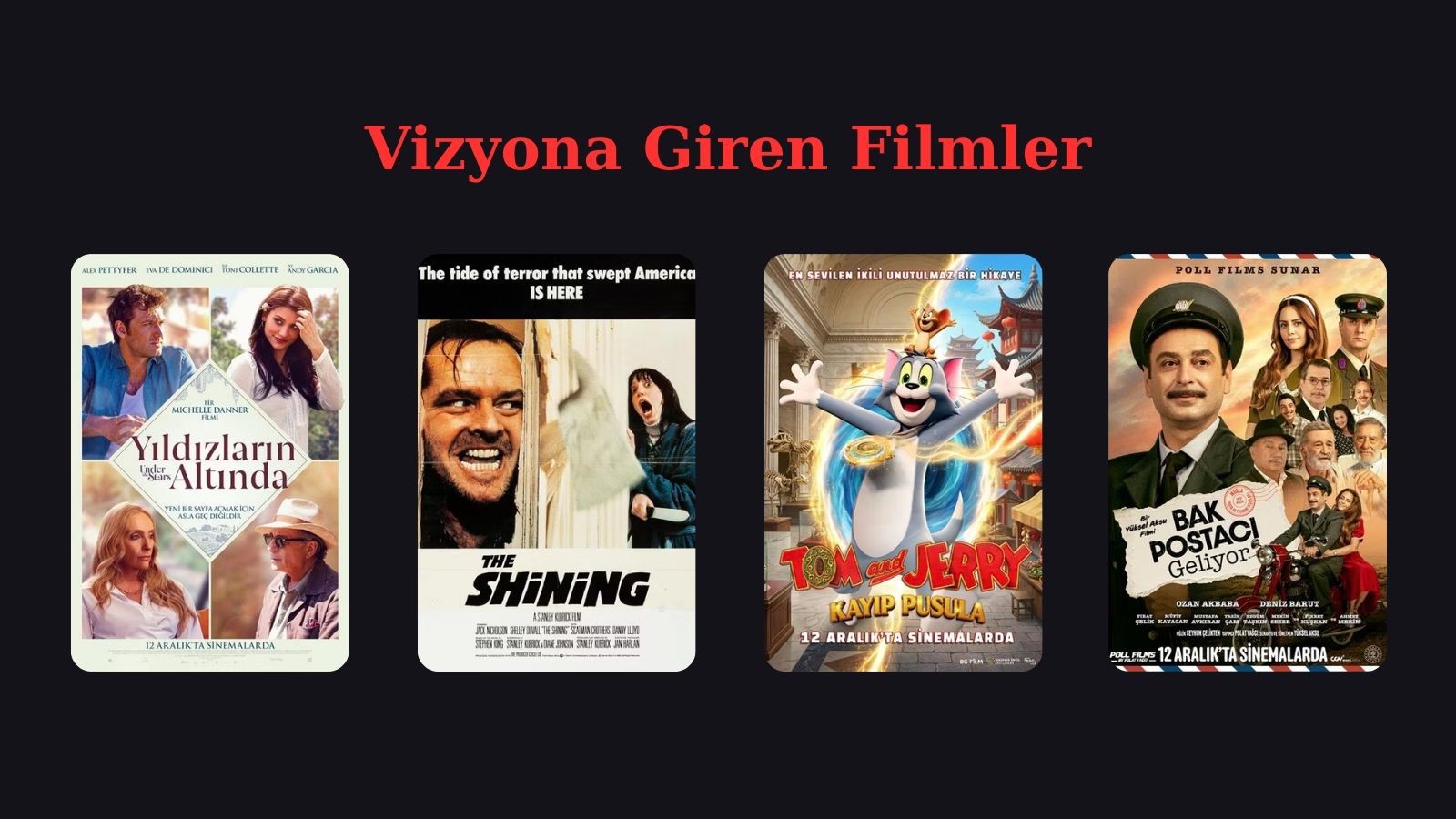 12 Aralık'ta Vizyona Giren Filmler Neler?